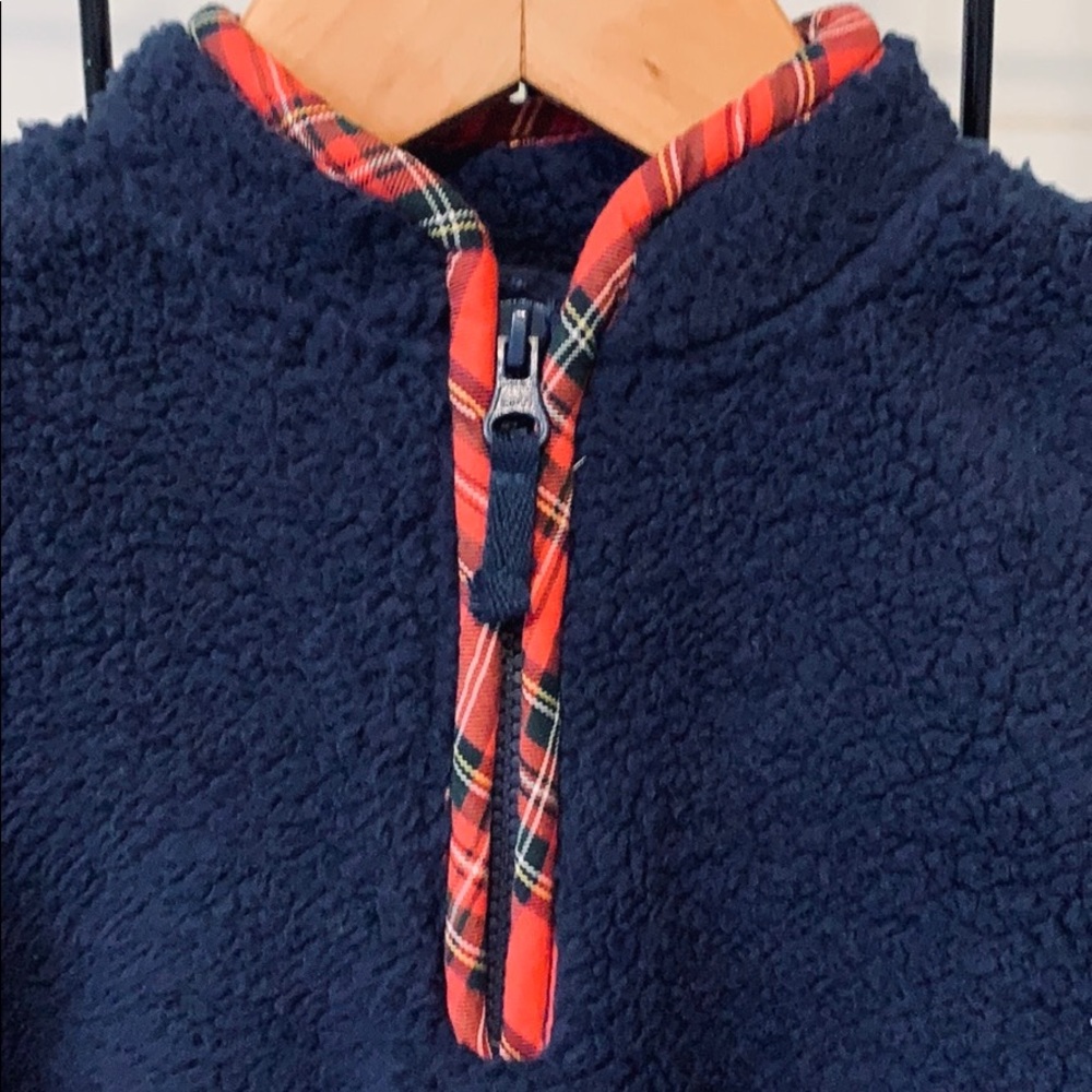 NWT Carter’s Sherpa Christmas Bodysuit Romper - Picture 2 of 7